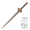 Меч короткий Два дракона 76см. (сувенирный) 65288 - фото 1326944