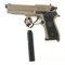 Пистолет страйкбольный CYMA Beretta M92 AEP TAN (ЭЛЕКТРО) кал.6мм CM126TN