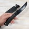 Нож Скорпион (ручка резина) ст.50х15 (г.Кизляр) 25118