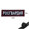 Шеврон нашивка на грудь Росгвардия (синий) на липучке 16230003 - фото 1336160