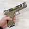Пистолет страйкбольный WE Glock-17 G-Force T/Chrom/G (Green Gas) кал.6мм WE-G001WET-4