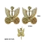 Эмблема на петлицу Автомобильные войска СССР (усики) 2шт. (АВ) 3020595-1