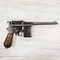 Пистолет страйкбольный WE Mauser 712 Silver (Green Gas) + кобура кал.6мм WE-712-SV