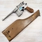 Пистолет страйкбольный WE Mauser 712 Silver (Green Gas) + кобура кал.6мм WE-712-SV