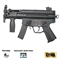 Страйкбольный пистолет CYMA H&K MP5K кал.6мм CM041K - фото 1353795