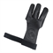 Перчатка для стрельбы из лука (напальчник) (черная кожа) GL-001 - фото 1354769
