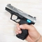 Пистолет страйкбольный WE WALTHER P99 GBB Silver (Green Gas) + накладки кал.6мм WE-PX001-Silver