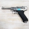 Пистолет страйкбольный WE Luger P08 Silver (Green Gas) кал.6мм WE-P004