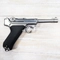 Пистолет страйкбольный WE Luger P08 Silver (Green Gas) кал.6мм WE-P004