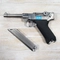 Пистолет страйкбольный WE Luger P08 Silver (Green Gas) кал.6мм WE-P004
