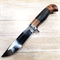 Нож Дельфин ст.95х18 (кожа/орех) (Зюрин) ЗЮР54 - фото 1359451