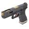 Пистолет страйкбольный WE Glock-17 G-Force Gold/Black (Green Gas) кал.6мм WE-G008WET-1