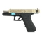 Пистолет страйкбольный WE Glock-18 Gen.3 Bronz (Green Gas) гравировка кал.6мм WE-G002BOX-FP